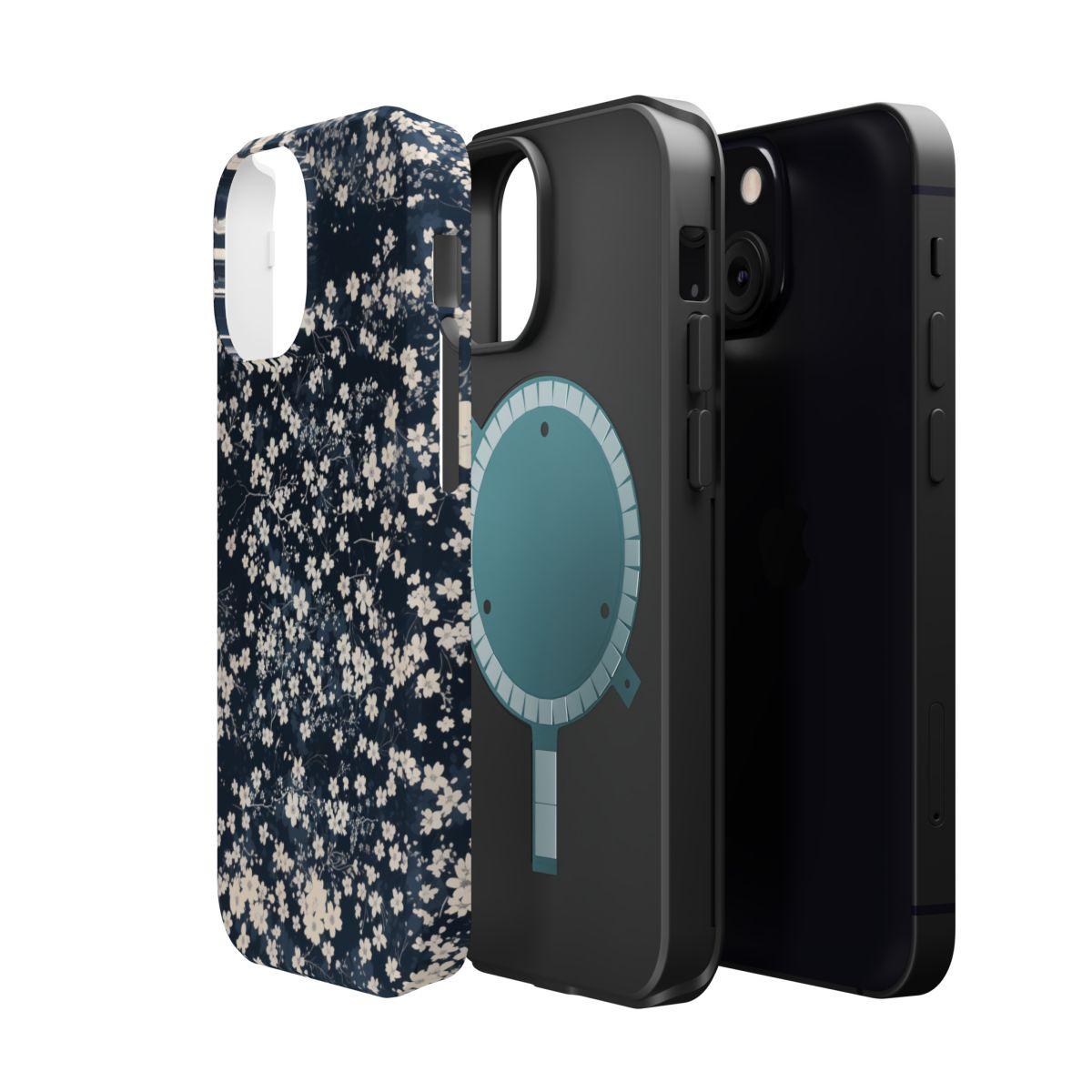 iPhone Case- Cherry Blossom Blue.