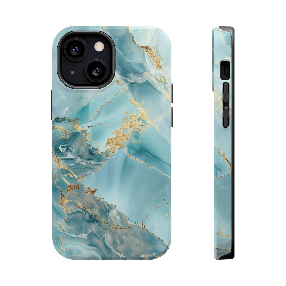 iPhone Case - Gold Grains Marble.