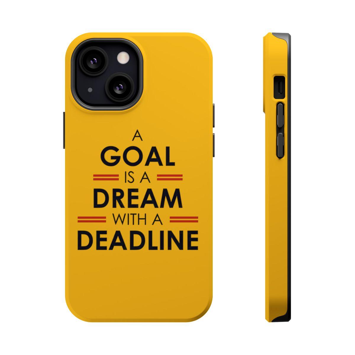 iPhone Case- Goals And Dreams Yellowish.