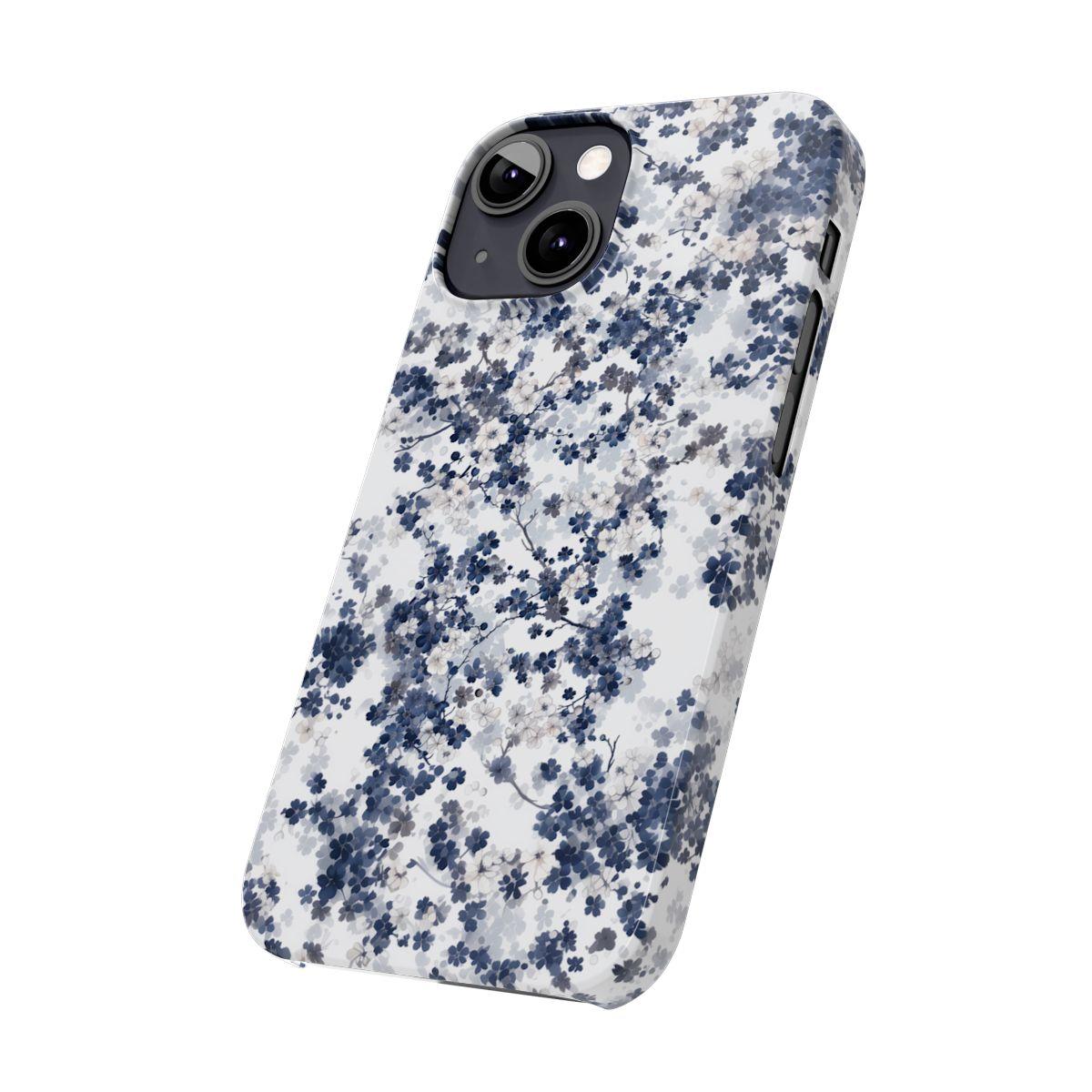 iPhone Case- White Blossom Pattern