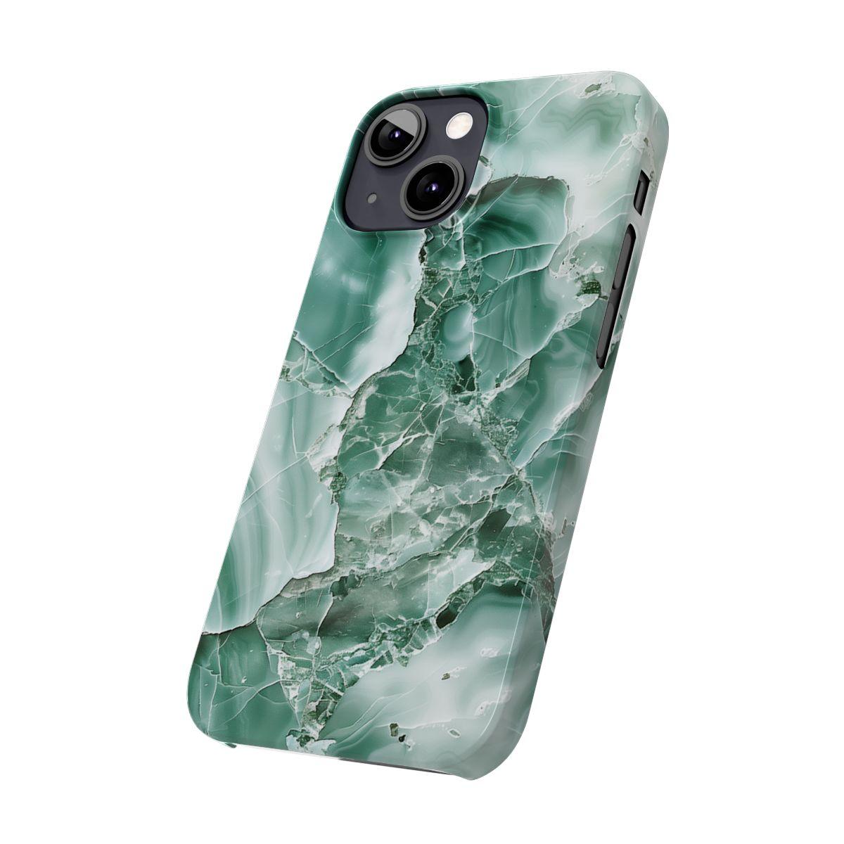 iPhone Case - Greenish Marble