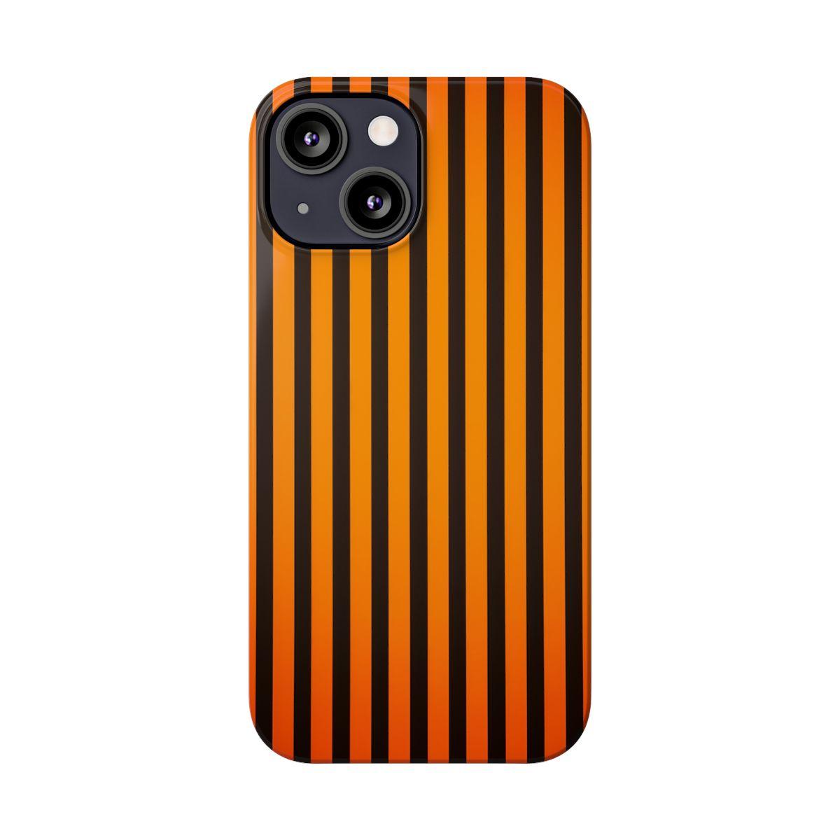 iPhone Case- Subtle Orange Stripes