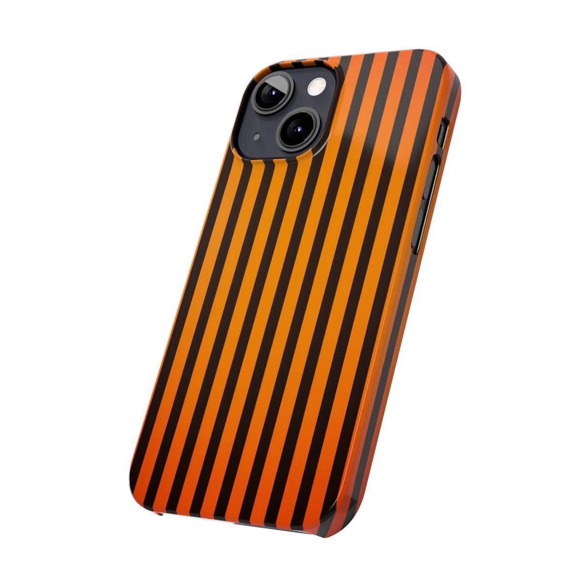 iPhone Case- Subtle Orange Stripes