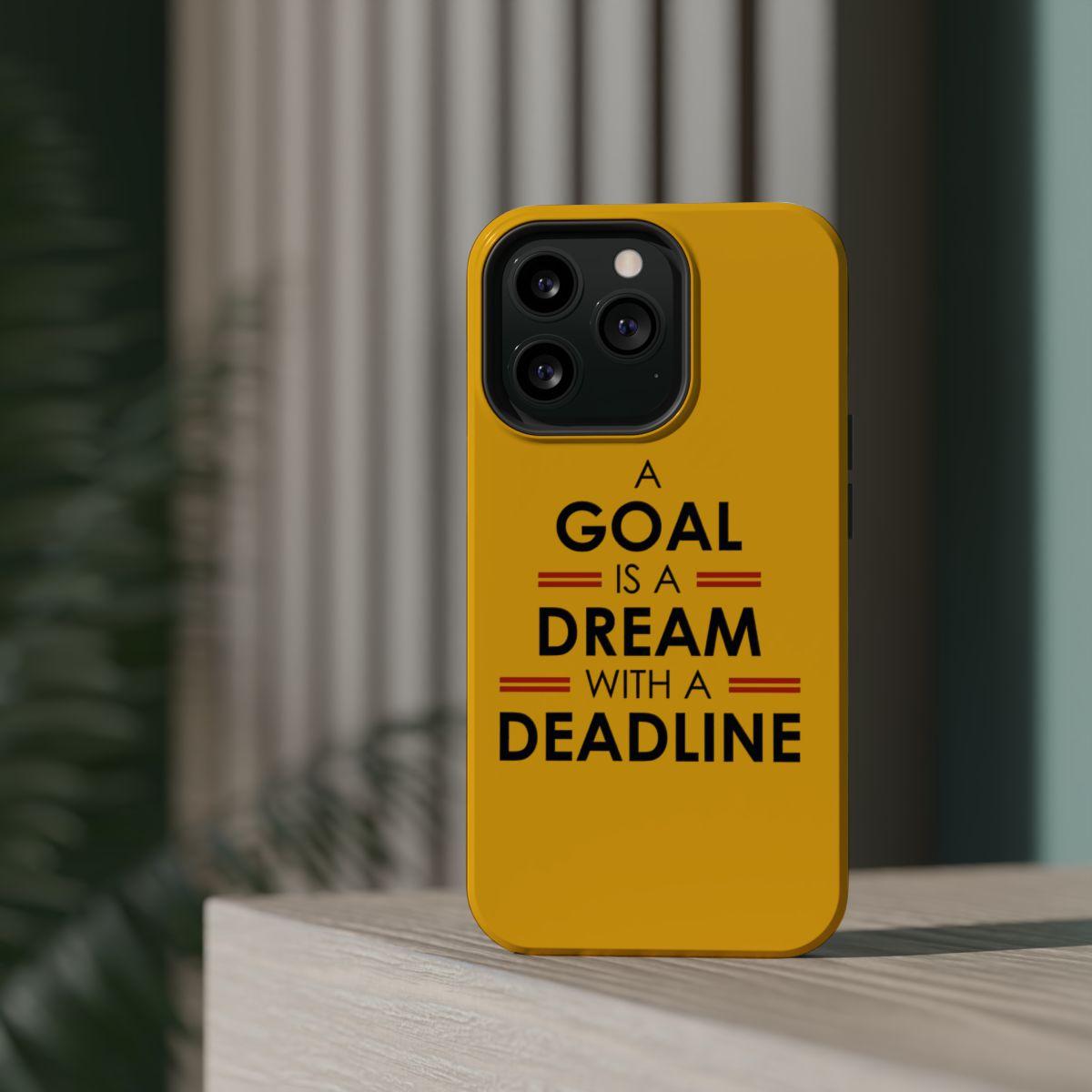 iPhone Case- Goals And Dreams Yellowish.