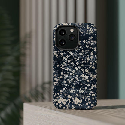 iPhone Case- Cherry Blossom Blue.