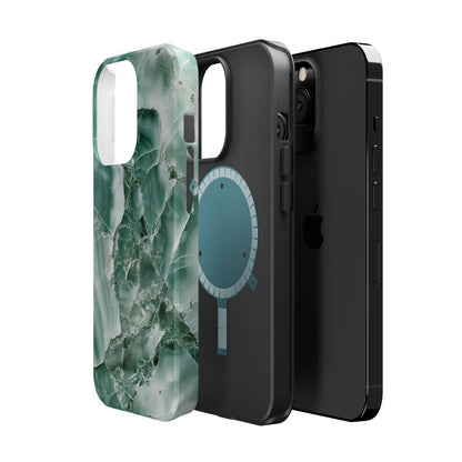 iPhone Case - Greenish Marble.