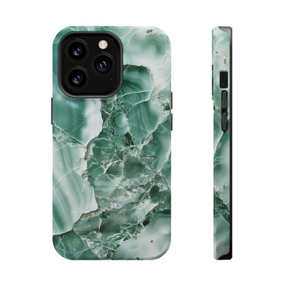 iPhone Case - Greenish Marble.