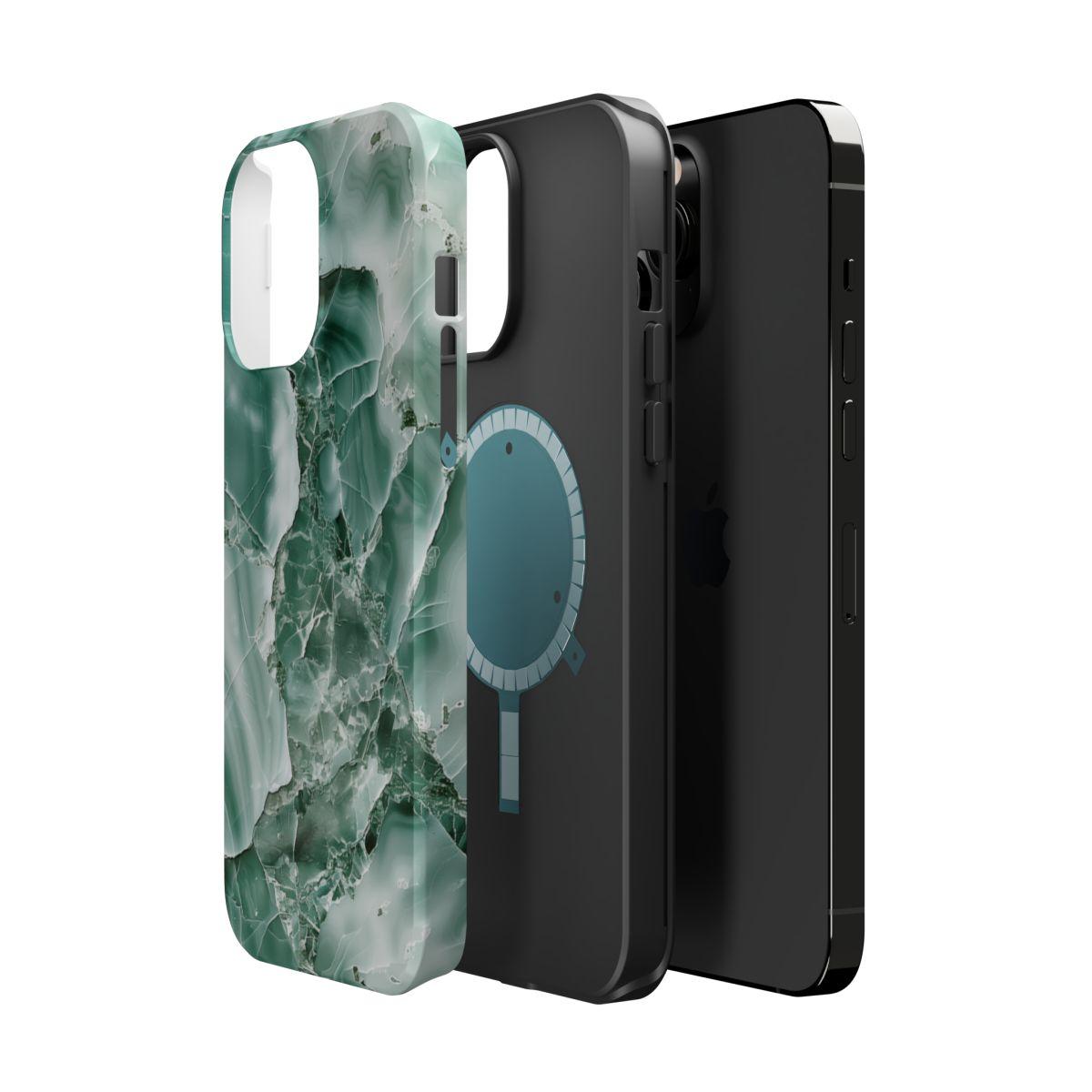 iPhone Case - Greenish Marble.