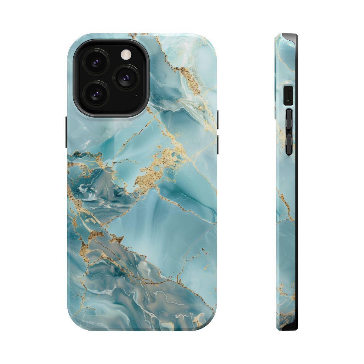 iPhone Case - Gold Grains Marble.