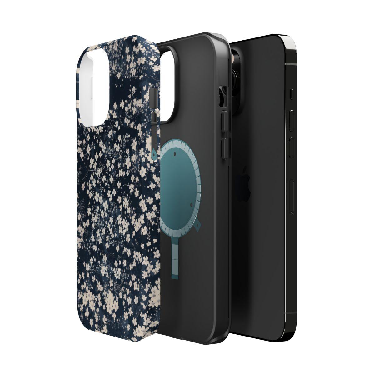 iPhone Case- Cherry Blossom Blue.