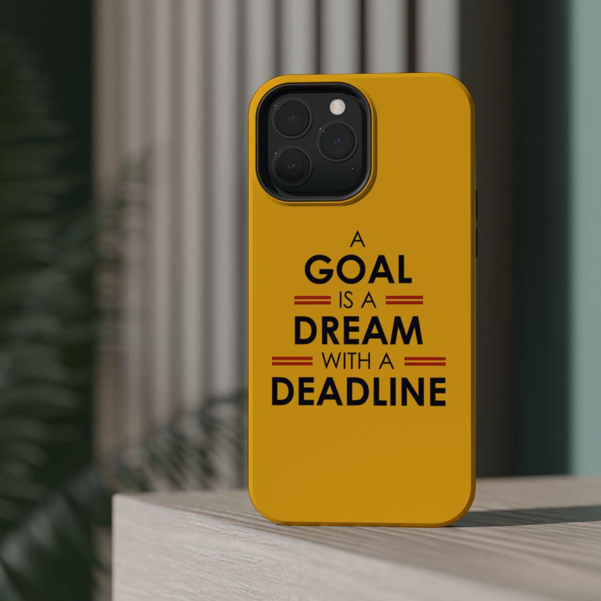 iPhone Case- Goals And Dreams Yellowish.