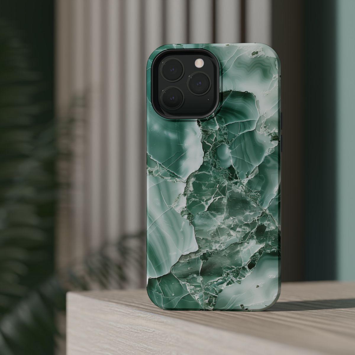 iPhone Case - Greenish Marble.