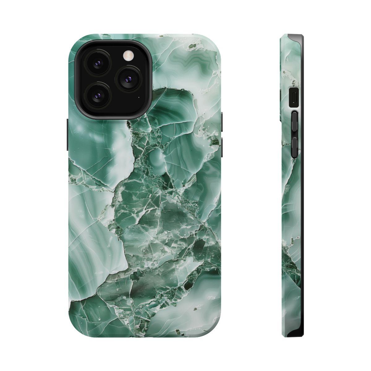 iPhone Case - Greenish Marble.