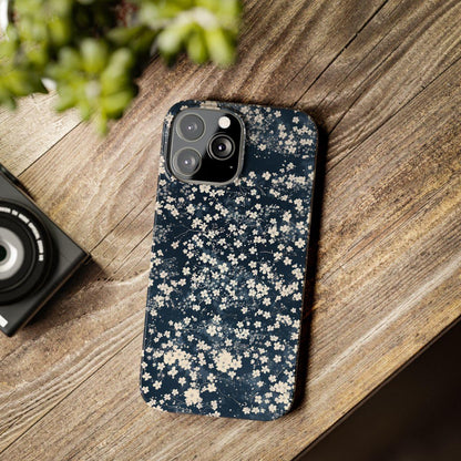 iPhone Case- Cherry Blossom Blue