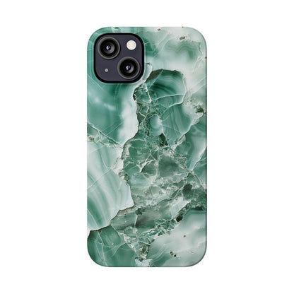 iPhone Case - Greenish Marble