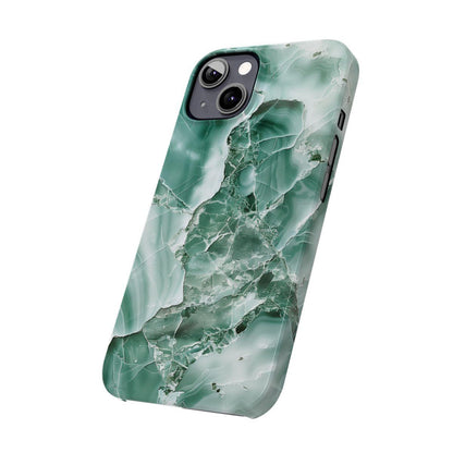 iPhone Case - Greenish Marble