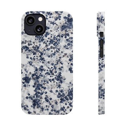 iPhone Case- White Blossom Pattern