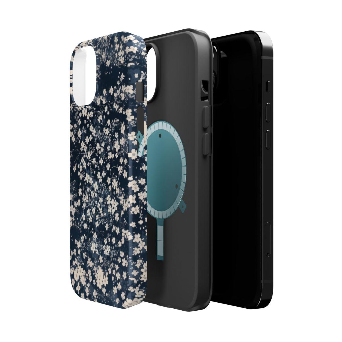 iPhone Case- Cherry Blossom Blue.