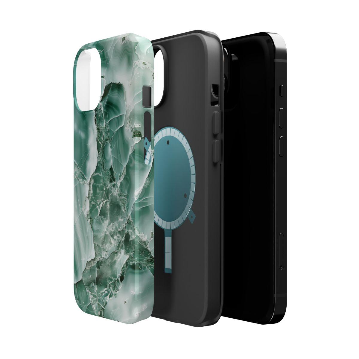 iPhone Case - Greenish Marble.