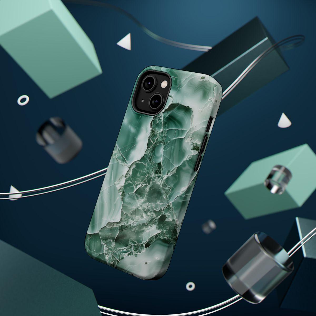 iPhone Case - Greenish Marble.