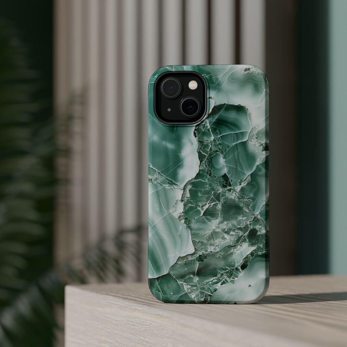 iPhone Case - Greenish Marble.