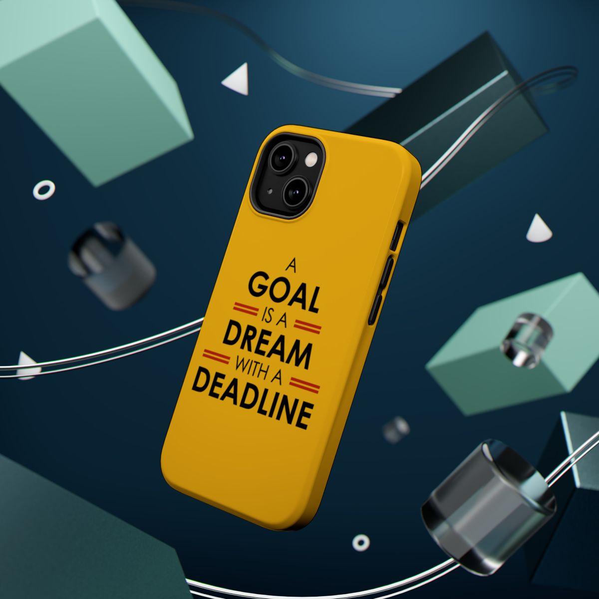 iPhone Case- Goals And Dreams Yellowish.