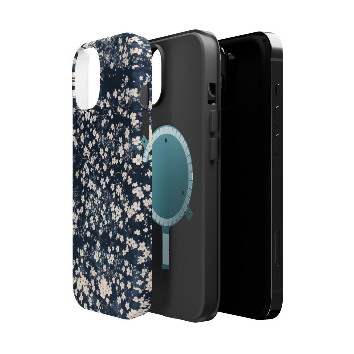 iPhone Case- Cherry Blossom Blue.