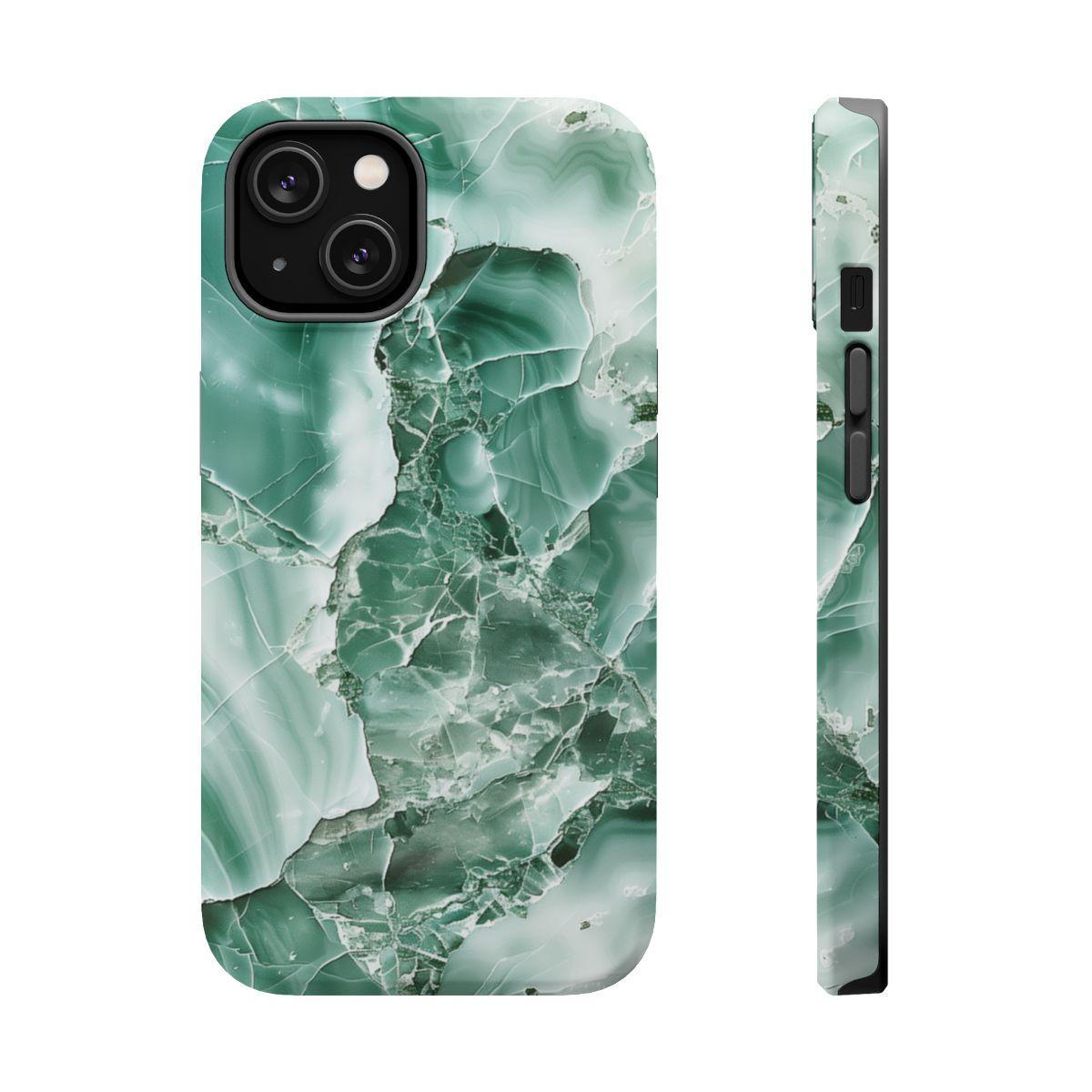 iPhone Case - Greenish Marble.