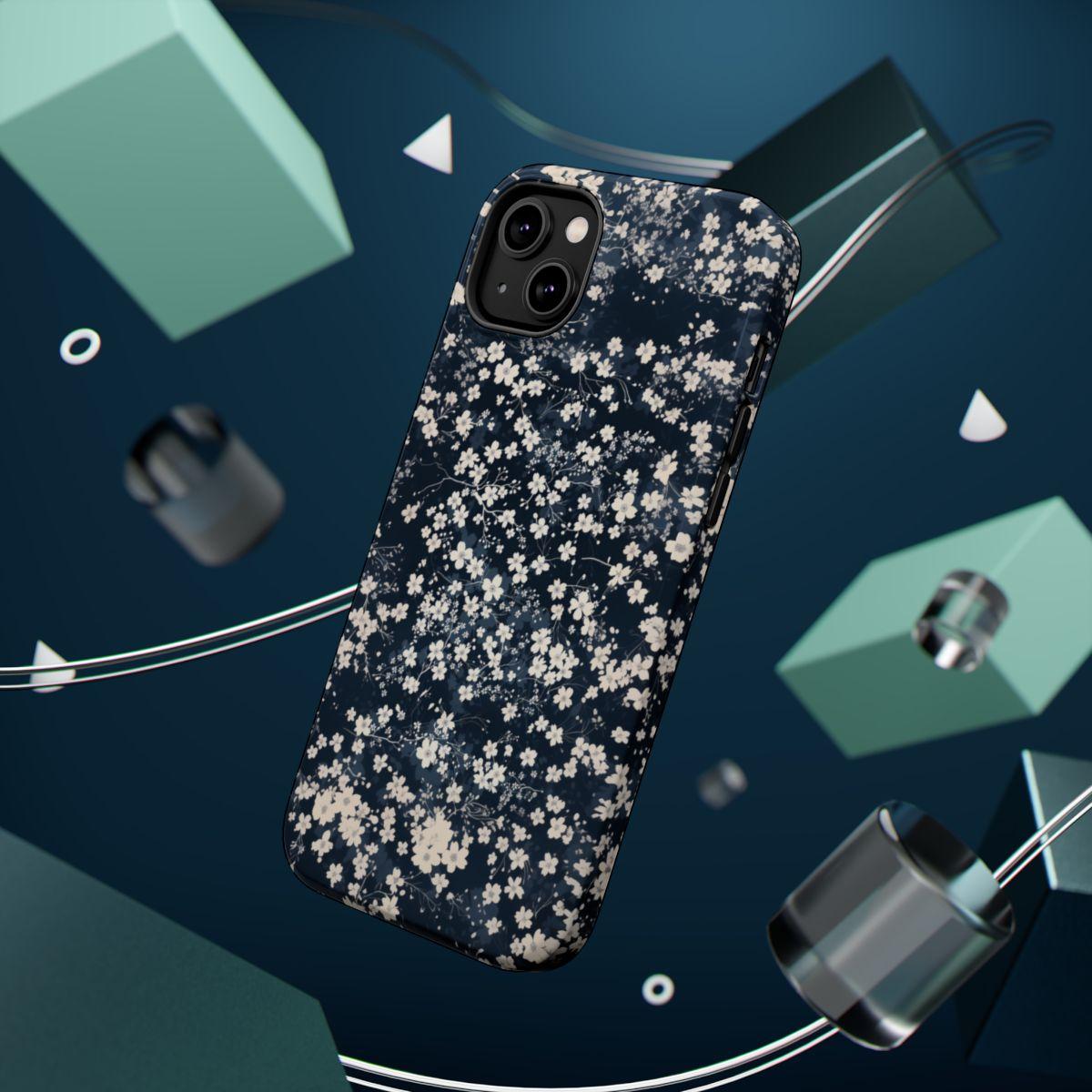 iPhone Case- Cherry Blossom Blue.