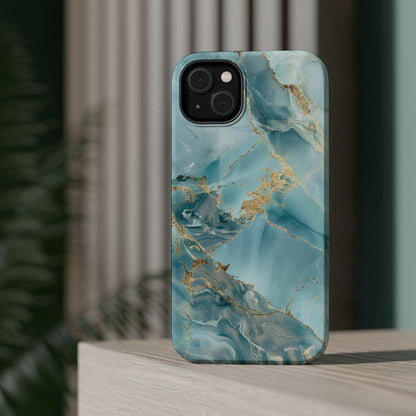 iPhone Case - Gold Grains Marble.