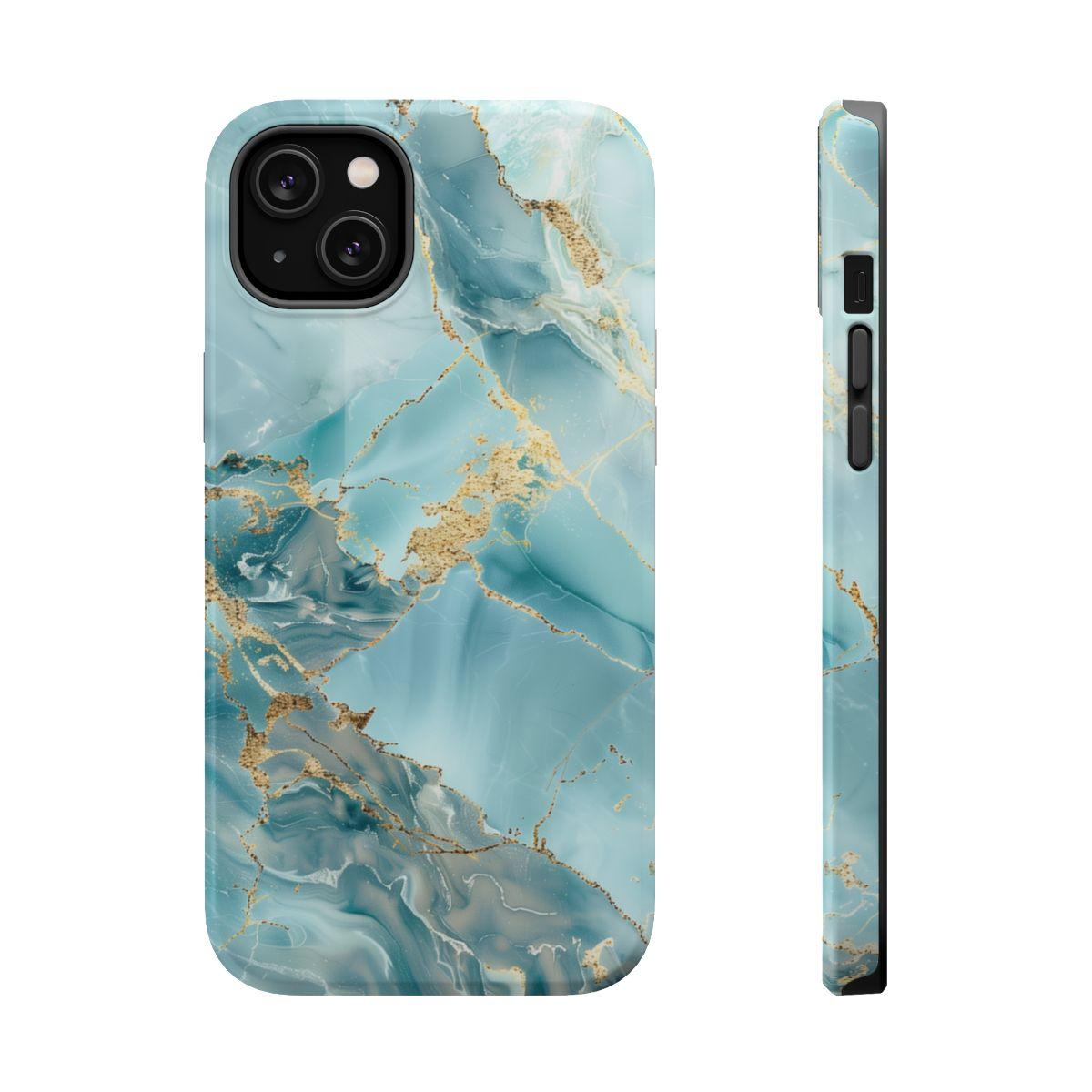 iPhone Case - Gold Grains Marble.