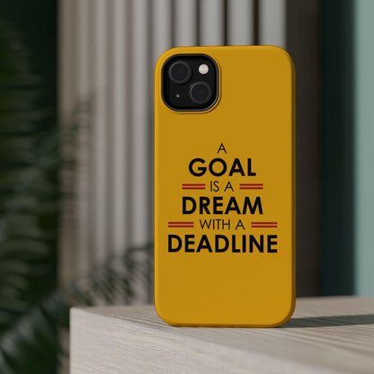 iPhone Case- Goals And Dreams Yellowish.