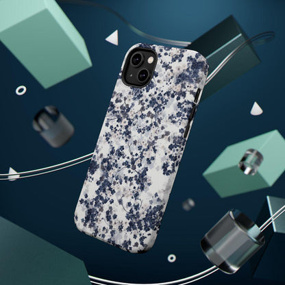 iPhone Case- White Blossom Pattern.