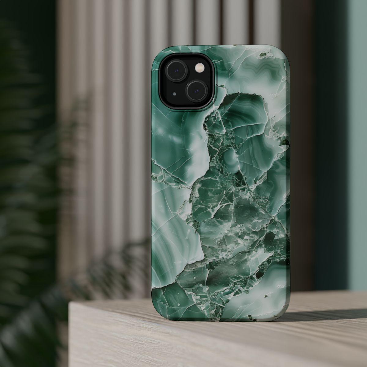 iPhone Case - Greenish Marble.