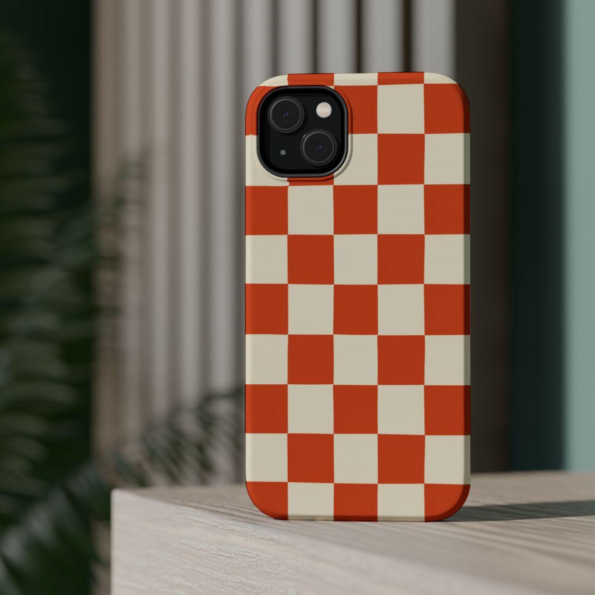 iPhone Case- Subtle Checks.