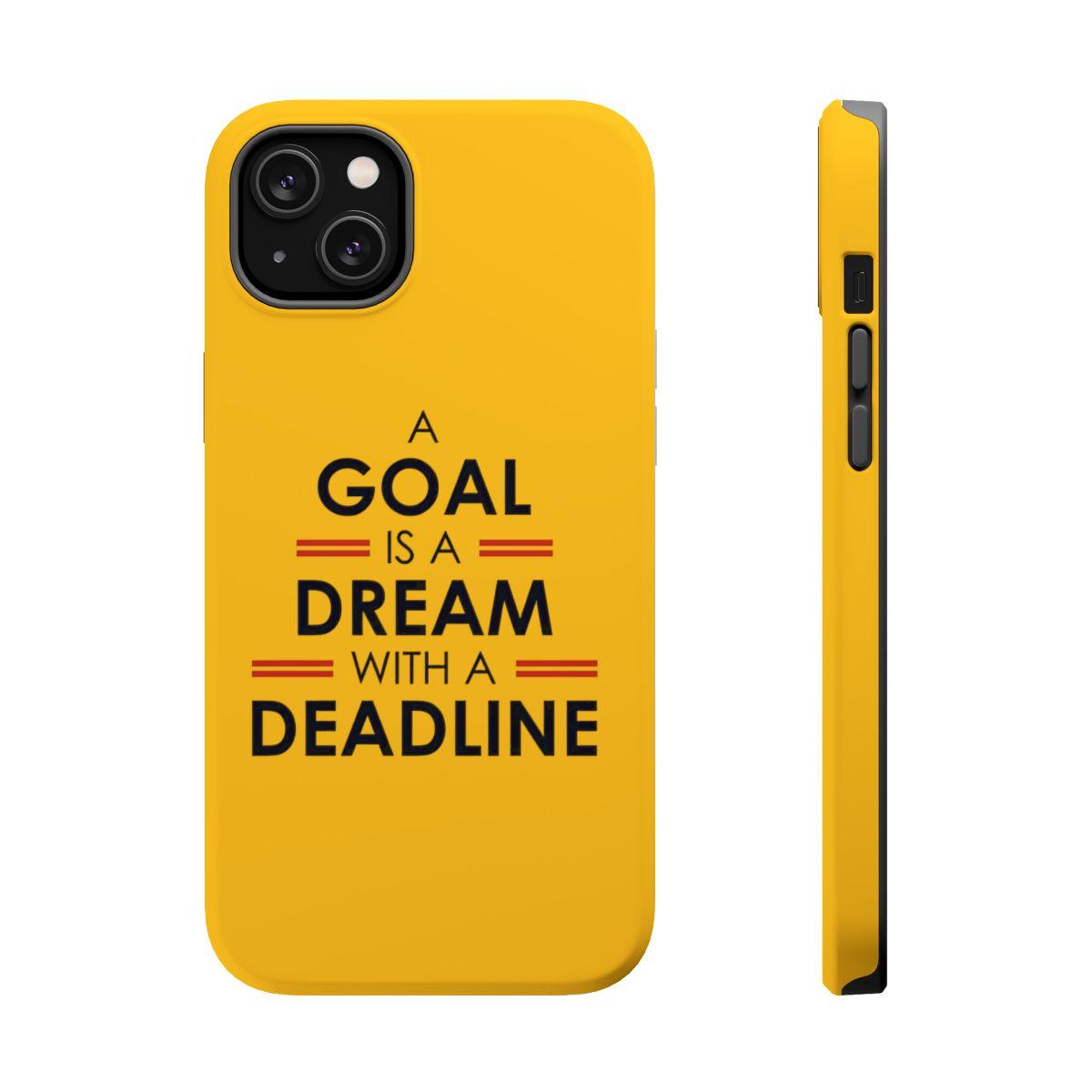 iPhone Case- Goals And Dreams Yellowish.