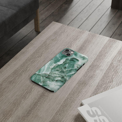 iPhone Case - Greenish Marble