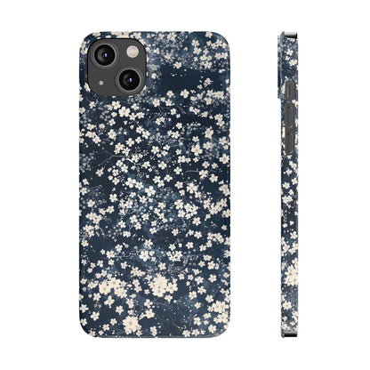 iPhone Case- Cherry Blossom Blue