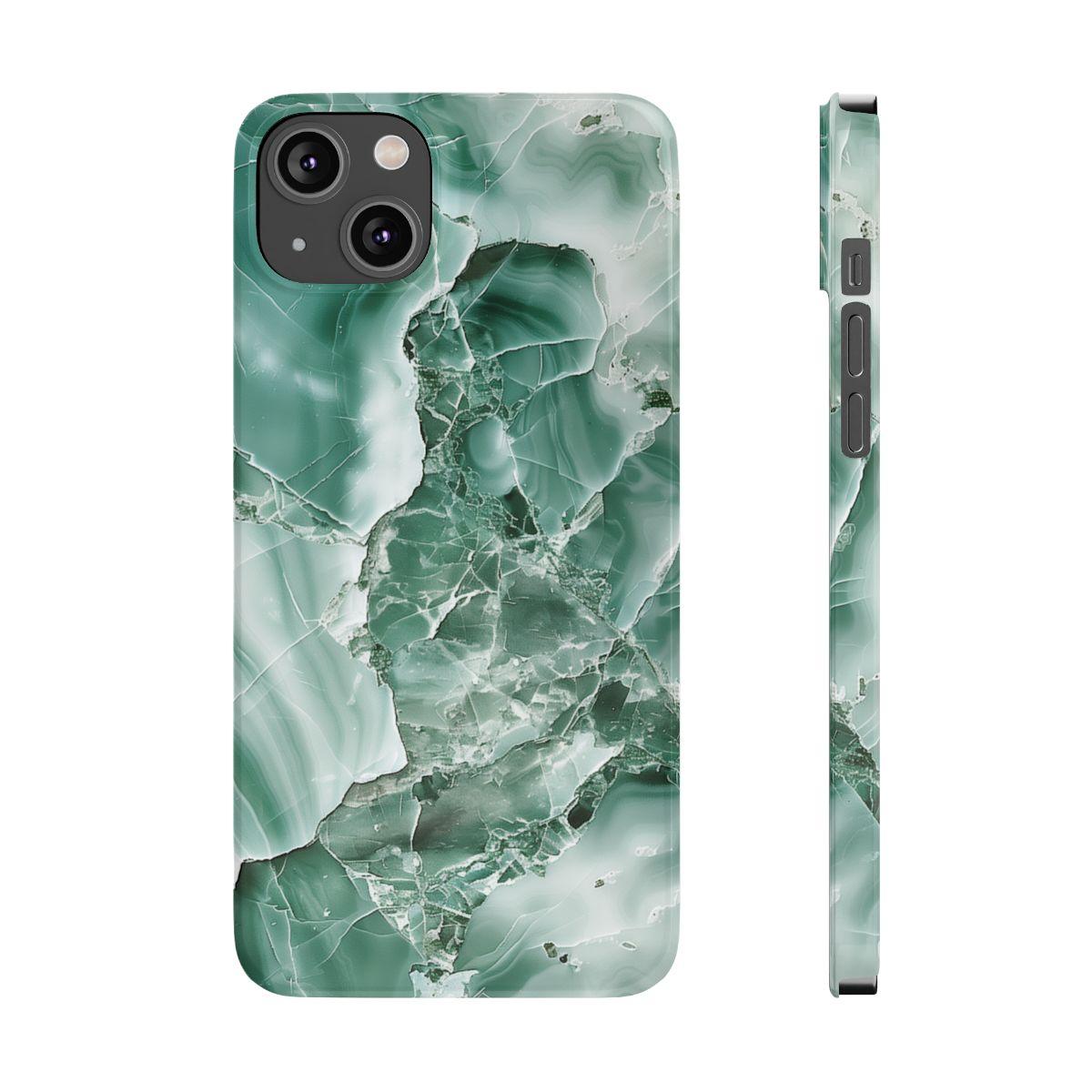 iPhone Case - Greenish Marble