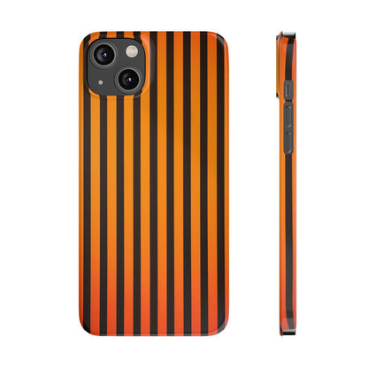 iPhone Case- Subtle Orange Stripes