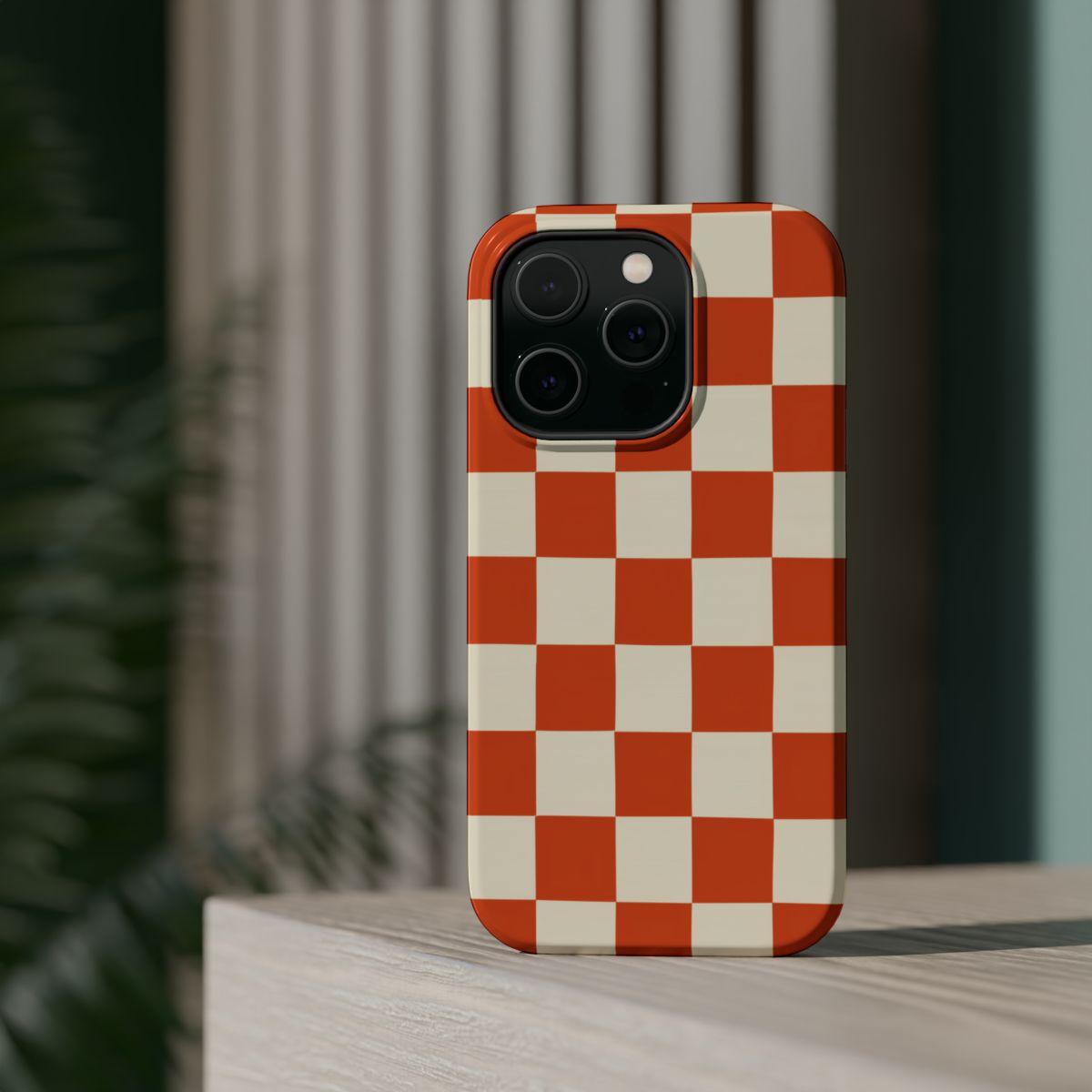 iPhone Case- Subtle Checks.