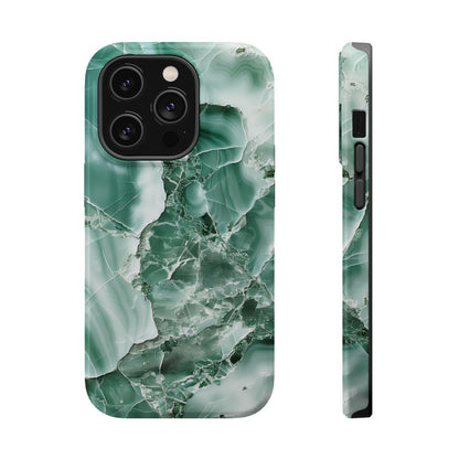 iPhone Case - Greenish Marble.