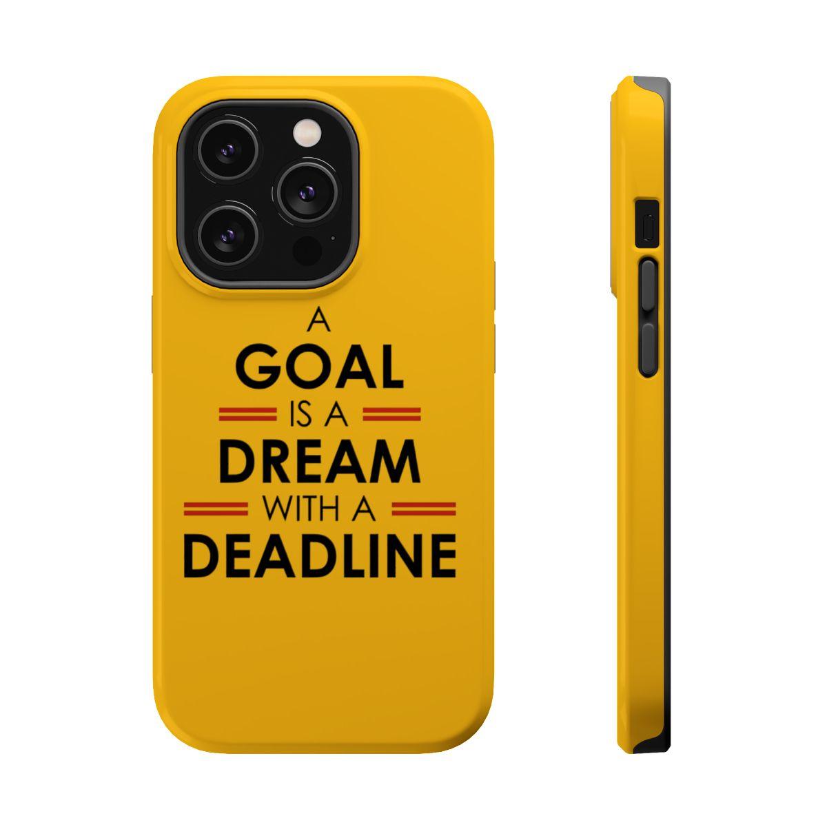 iPhone Case- Goals And Dreams Yellowish.