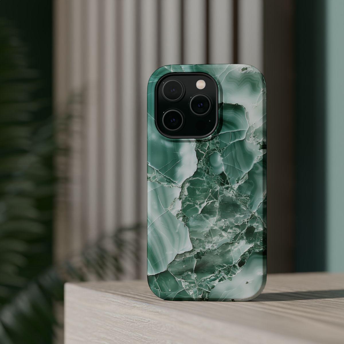 iPhone Case - Greenish Marble.