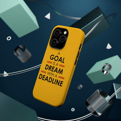 iPhone Case- Goals And Dreams Yellowish.