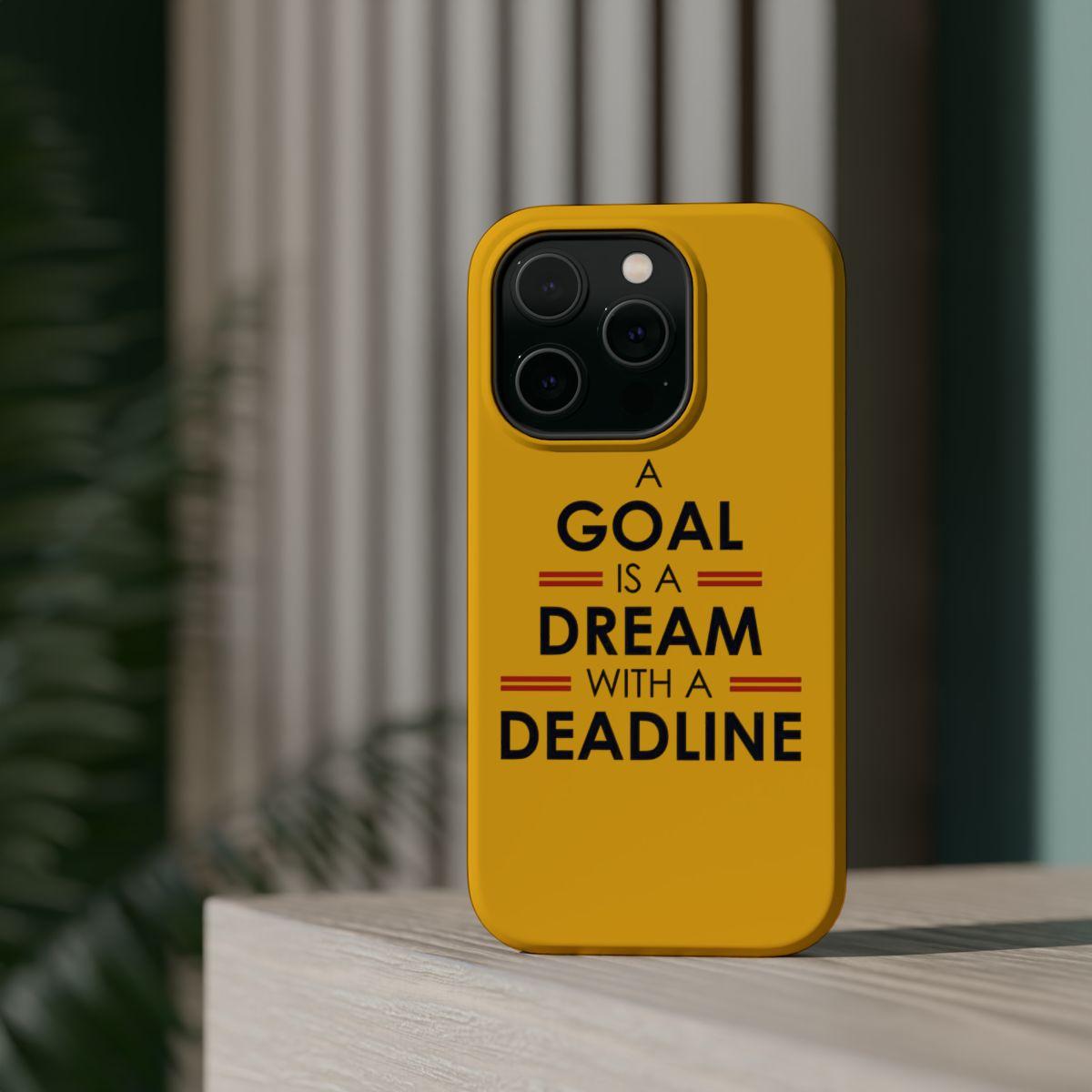 iPhone Case- Goals And Dreams Yellowish.