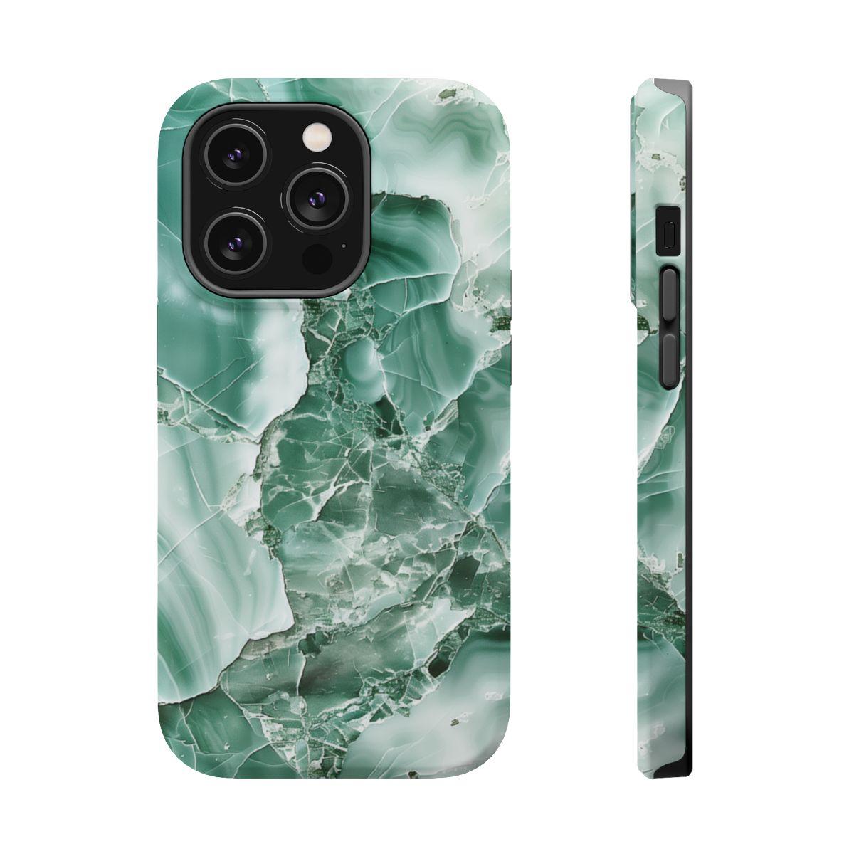 iPhone Case - Greenish Marble.