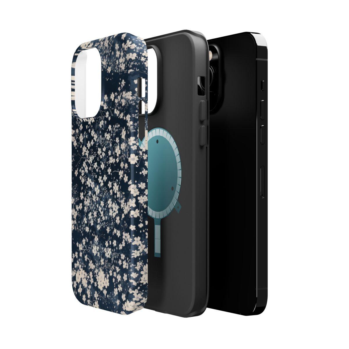 iPhone Case- Cherry Blossom Blue.