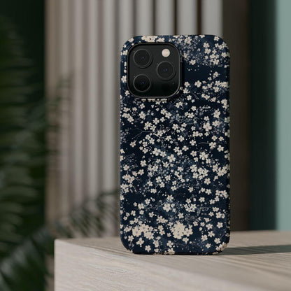 iPhone Case- Cherry Blossom Blue.