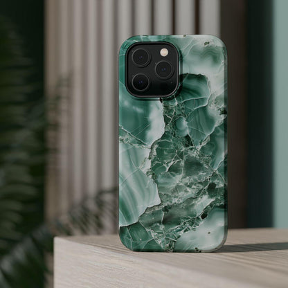 iPhone Case - Greenish Marble.